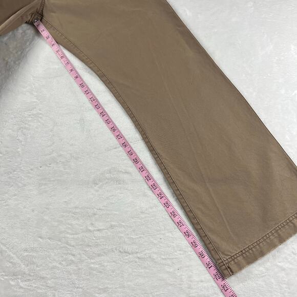 Levi's Tab Twills Low Boot Cut Vintage Khaki Pants men's size 36X32 - Picture 5 of 10